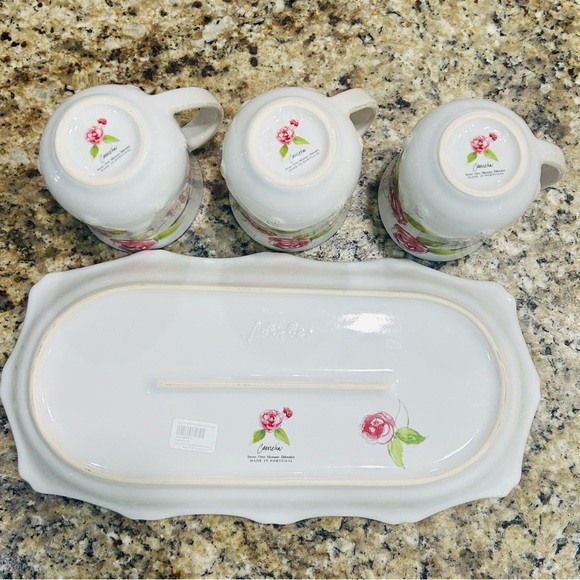 Juliska Floral Mug and Hostess Tray Set - Picture 4 of 9